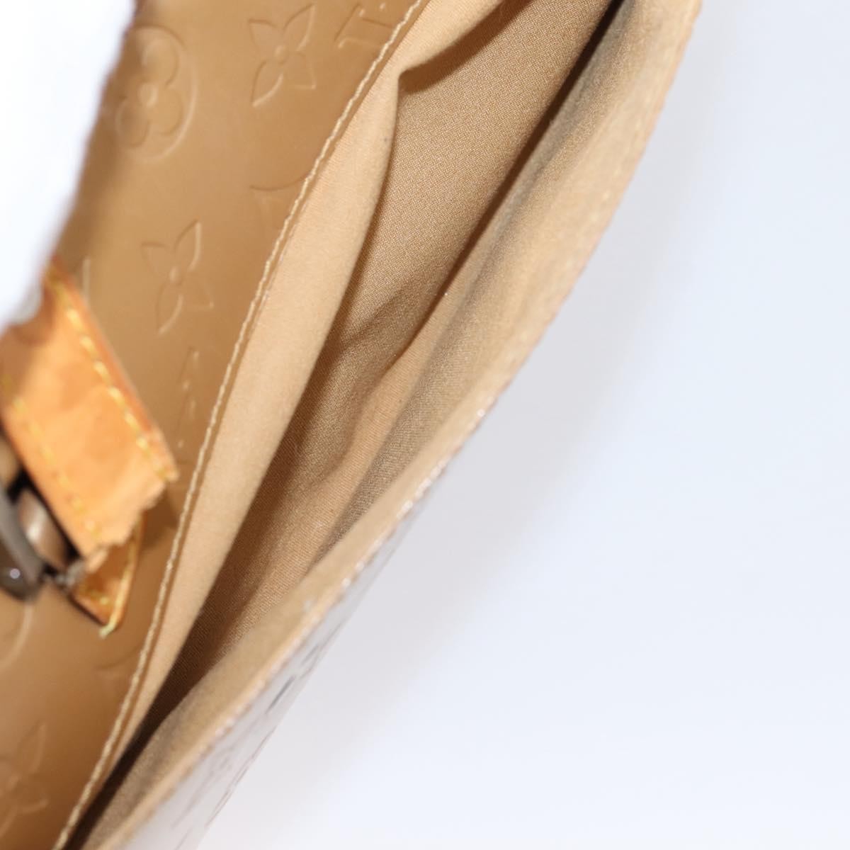 Louis Vuitton Mat Shelton Monogram Vernis, Brown, Patent Leather, Handbag