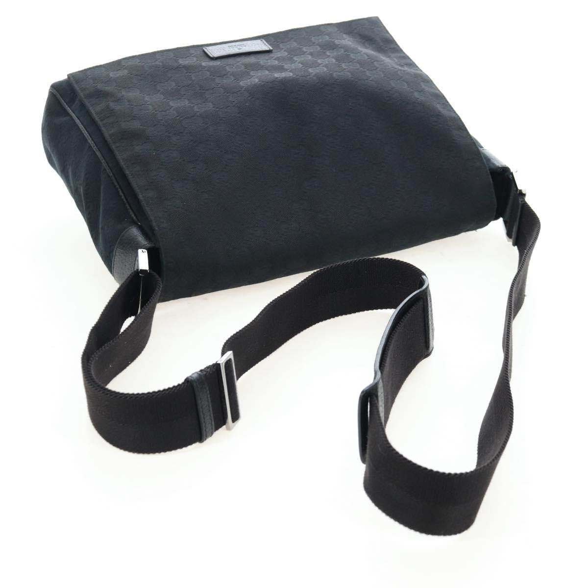 Gucci Shoulder Canvas, Black, Canvas, Shoulder Bag
