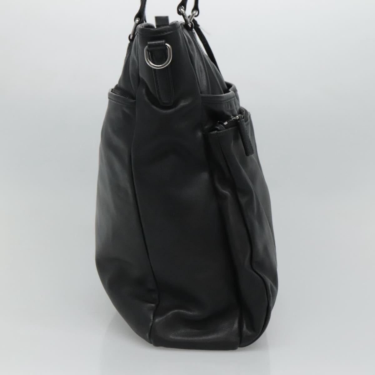 Prada, Black, Leather, tote