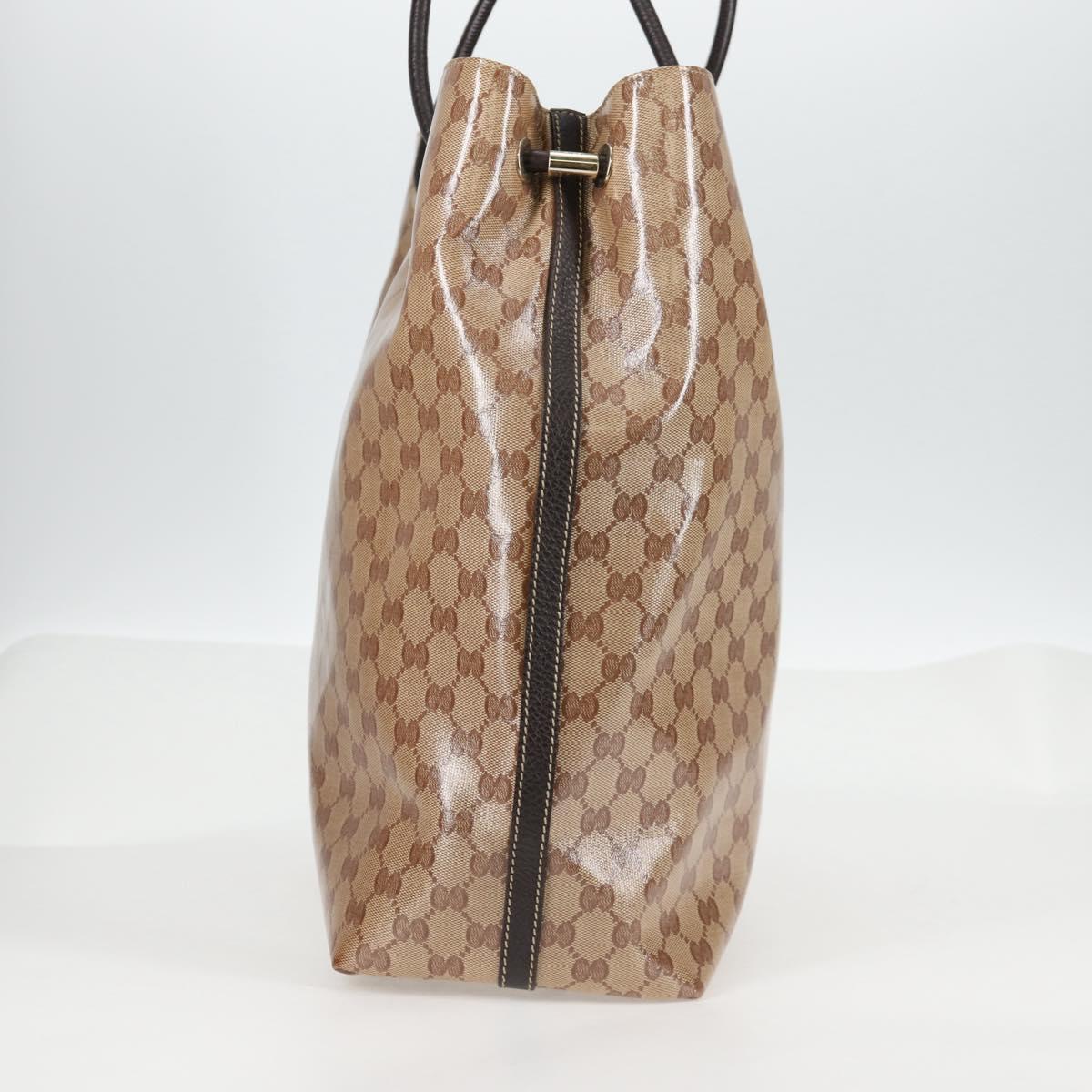 Gucci GG crystal, Beige, Canvas, tote