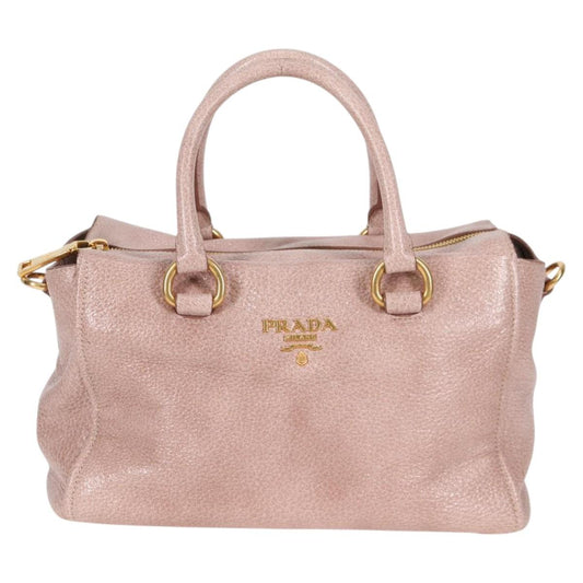 Prada Vitello, Pink, Leather, handbag