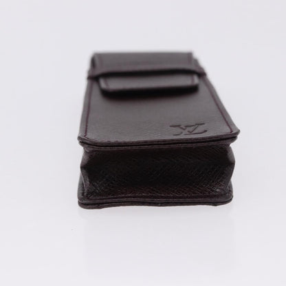 Louis Vuitton Etui à stylo Leather, Brown, Leather, Clutch
