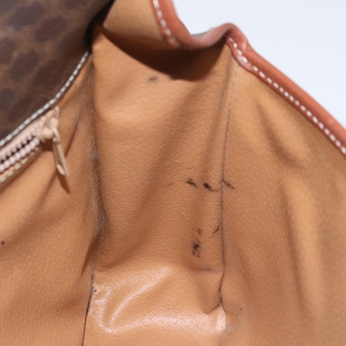 Céline Macadam, Brown, Canvas, shoulder