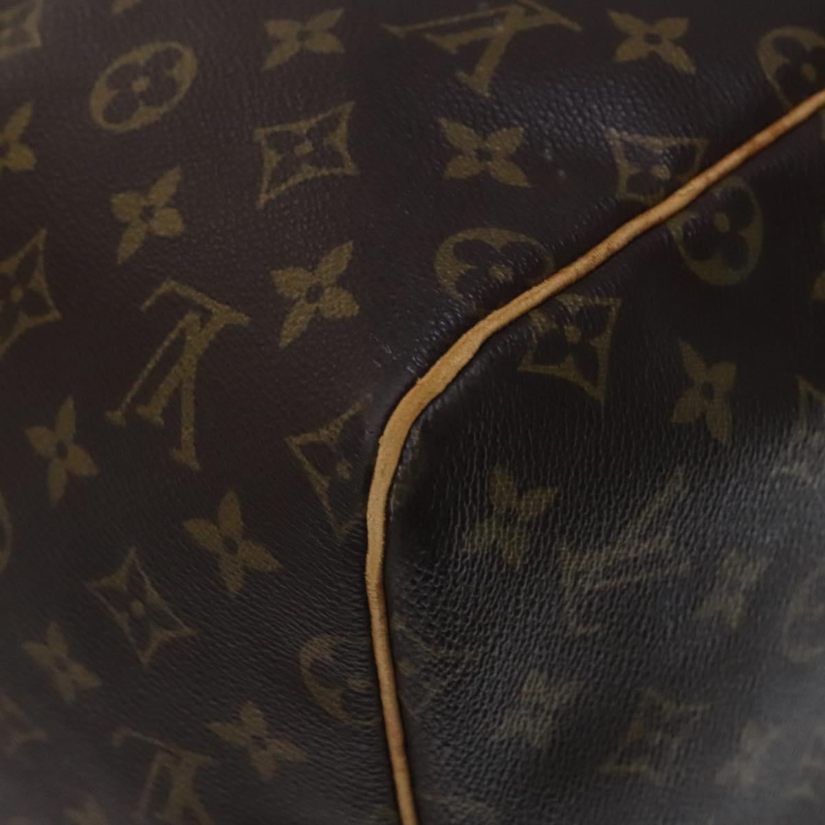 Louis Vuitton Keepall 55, Brown, Canvas, travel