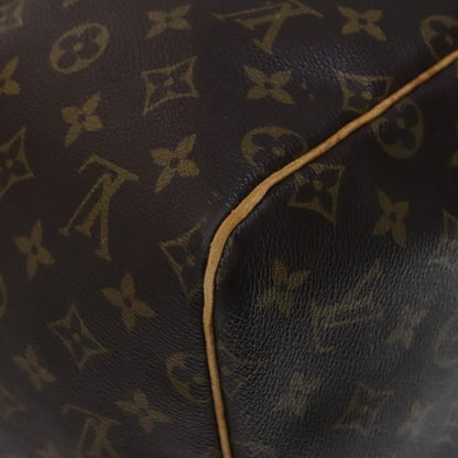Louis Vuitton Keepall 55, Brown, Canvas, travel