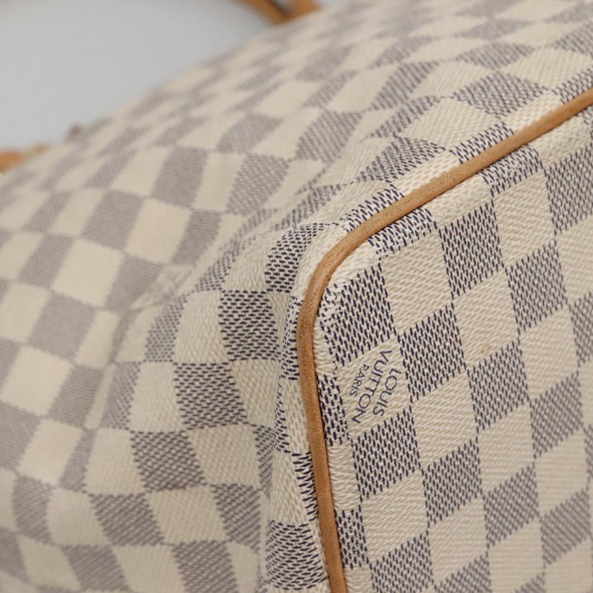 Louis Vuitton Saleya, White, Canvas, tote
