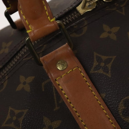 Louis Vuitton Keepall 55, Brown, Canvas, travel