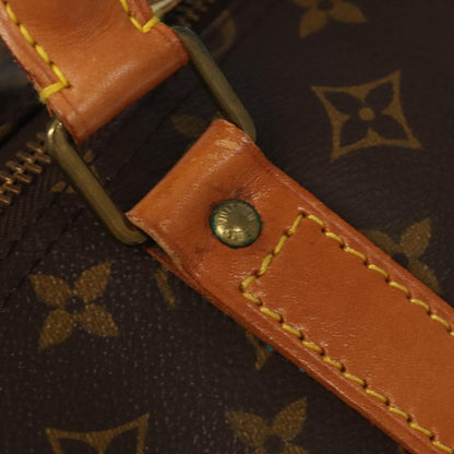 Louis Vuitton Keepall 60, Brown, Canvas, travel