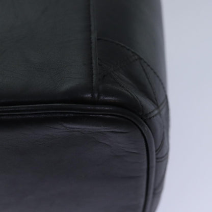 Chanel Vanity, Black, Leather, clutch