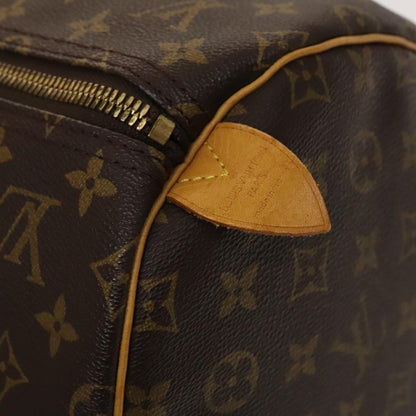 Louis Vuitton Keepall 55, Brown, Canvas, travel
