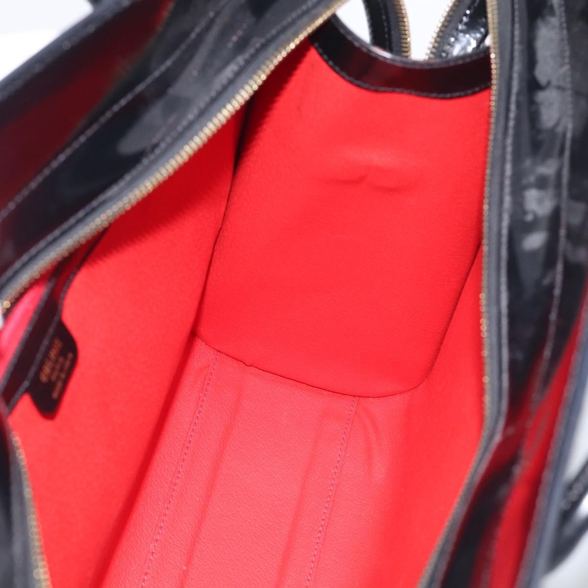 Celine Tote Leather, Black, Patent Leather, Tote Bag