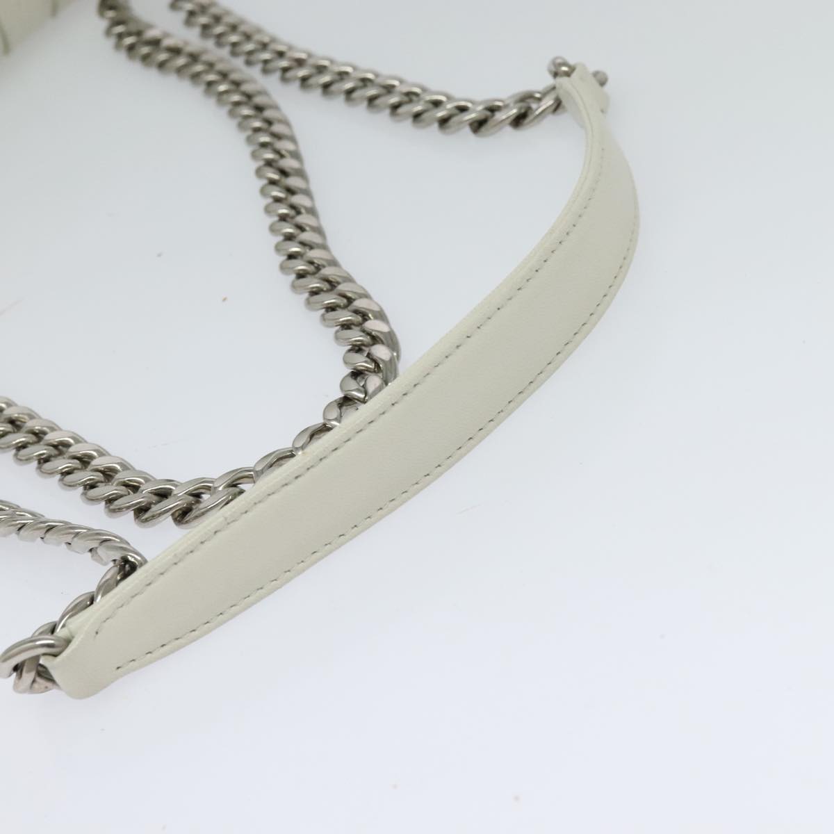 Prada Nappa gauffré, White, Leather, shoulder