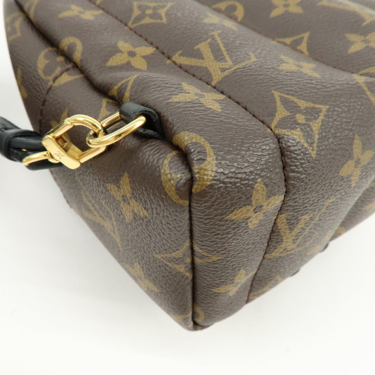 Louis Vuitton Palm Springs Monogram Canvas, Brown, Canvas, Backpack