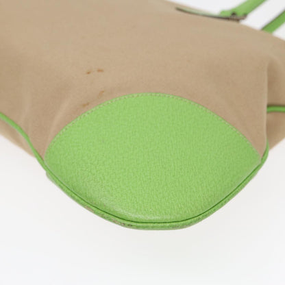 Prada Bowling, Beige, Canvas, shoulder