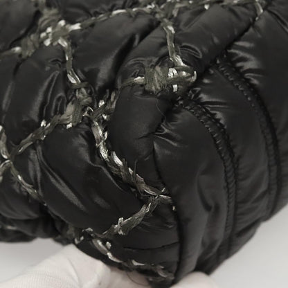 Chanel Paris Byzans, Black, NYLON, shoulder