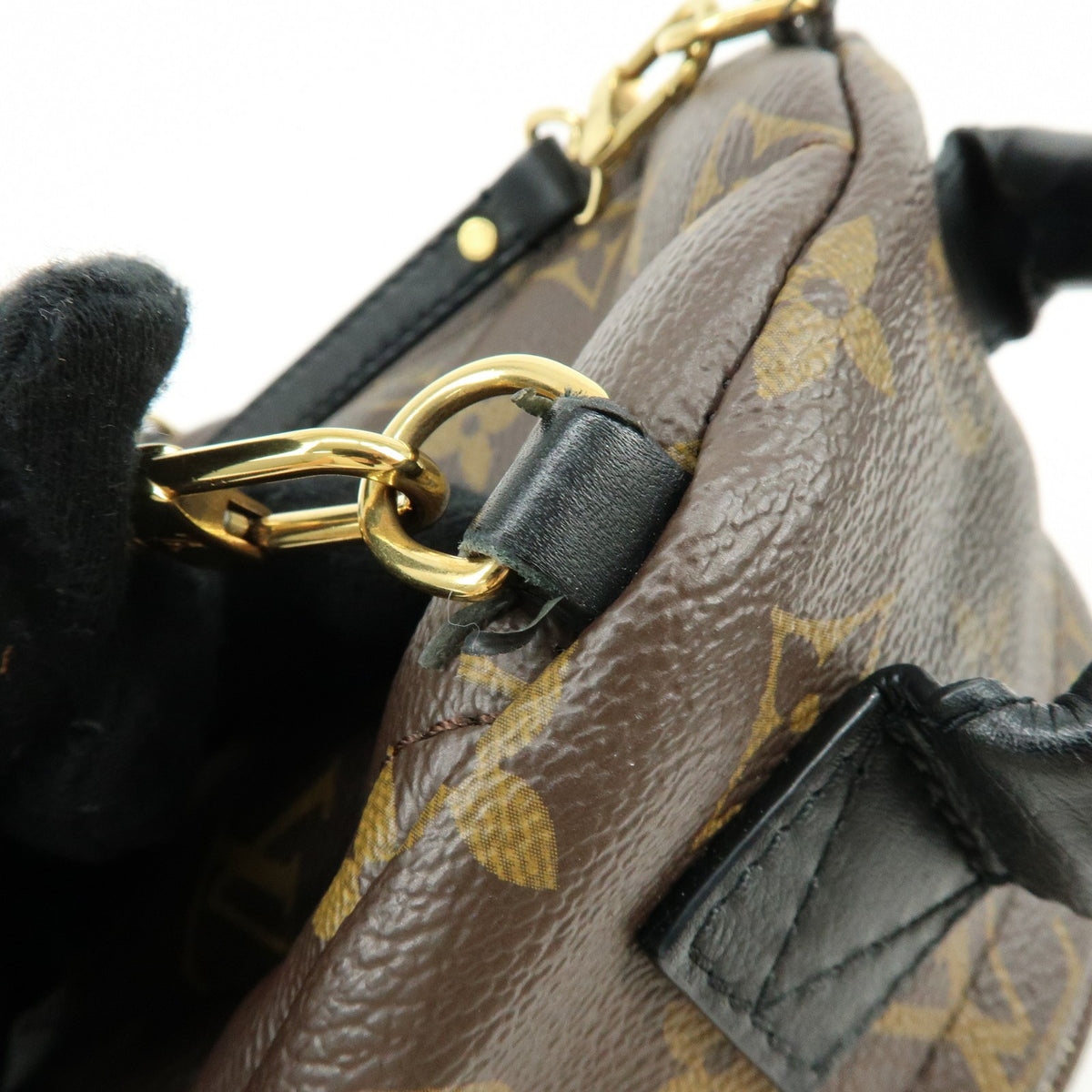 Louis Vuitton Palm Springs Monogram Canvas, Brown, Canvas, Backpack
