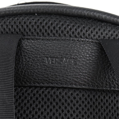 Versace Medusa, Black, Leather, backpack