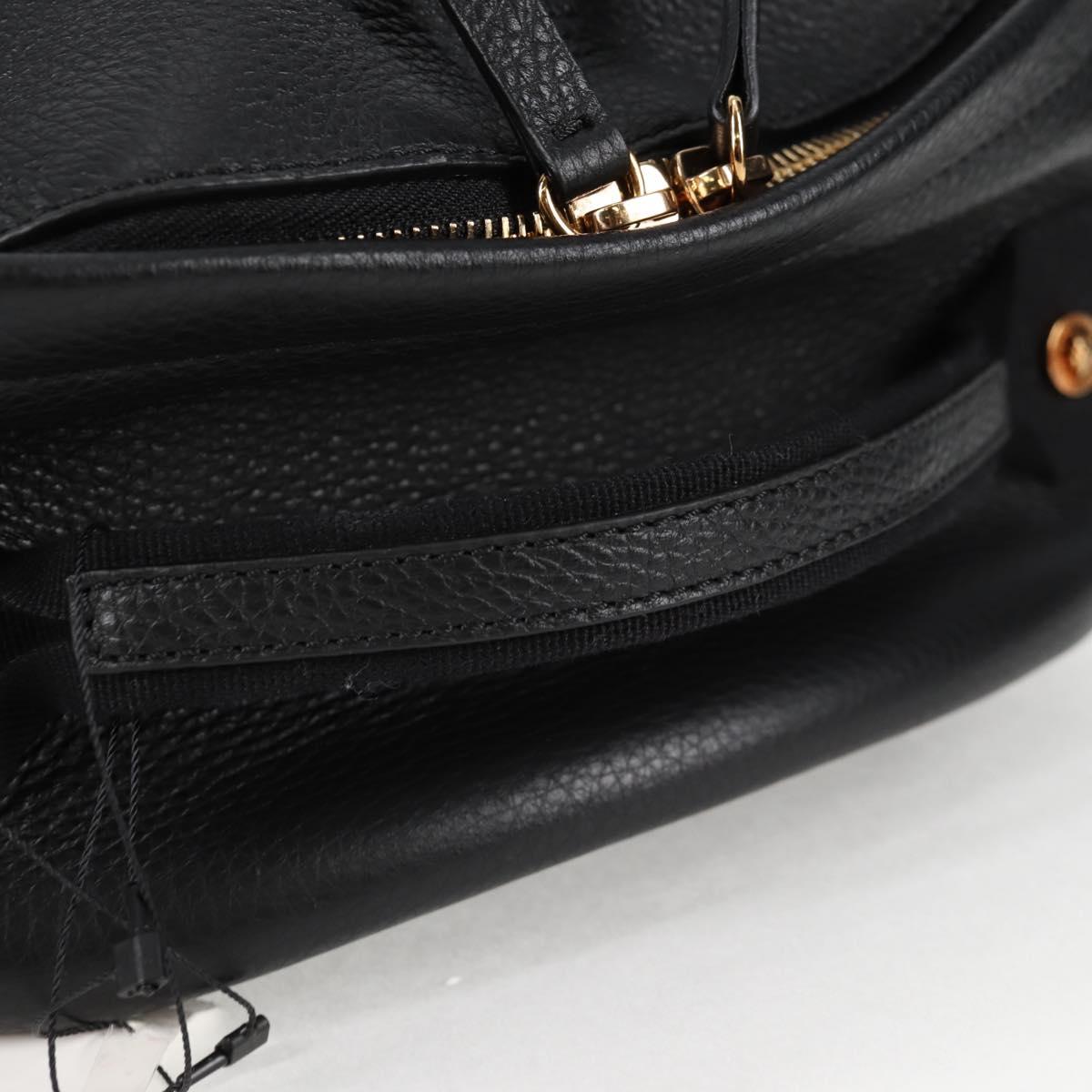 Versace Medusa, Black, Leather, backpack