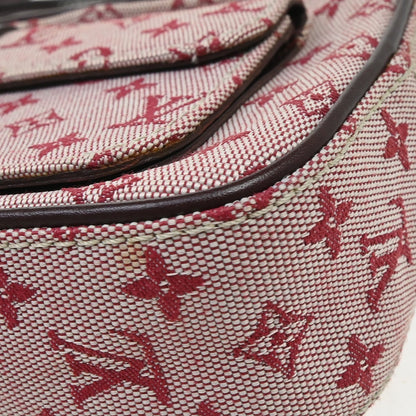 Louis Vuitton Juliette Mini Lin, Red, Canvas, Crossbody Bag