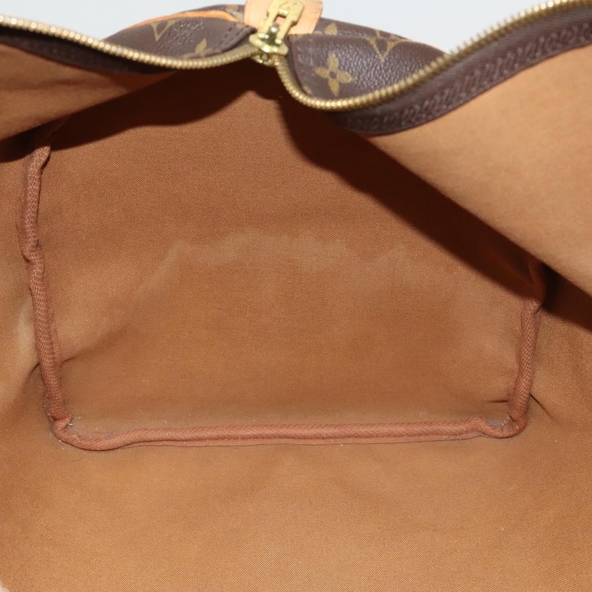 Louis Vuitton Keepall 55, Brown, Canvas, travel