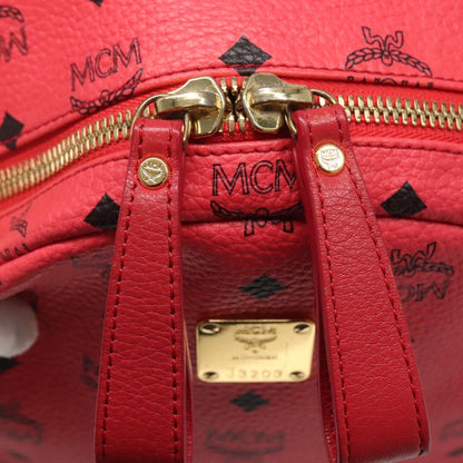 MCM Stark Visetos, Pink, Canvas, backpack