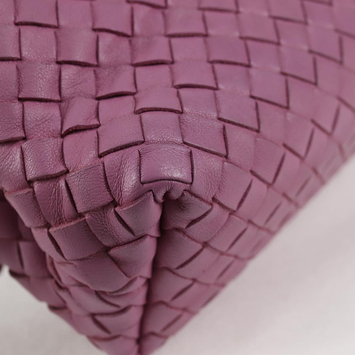 Bottega Veneta Olimpia, Purple, Leather, shoulder