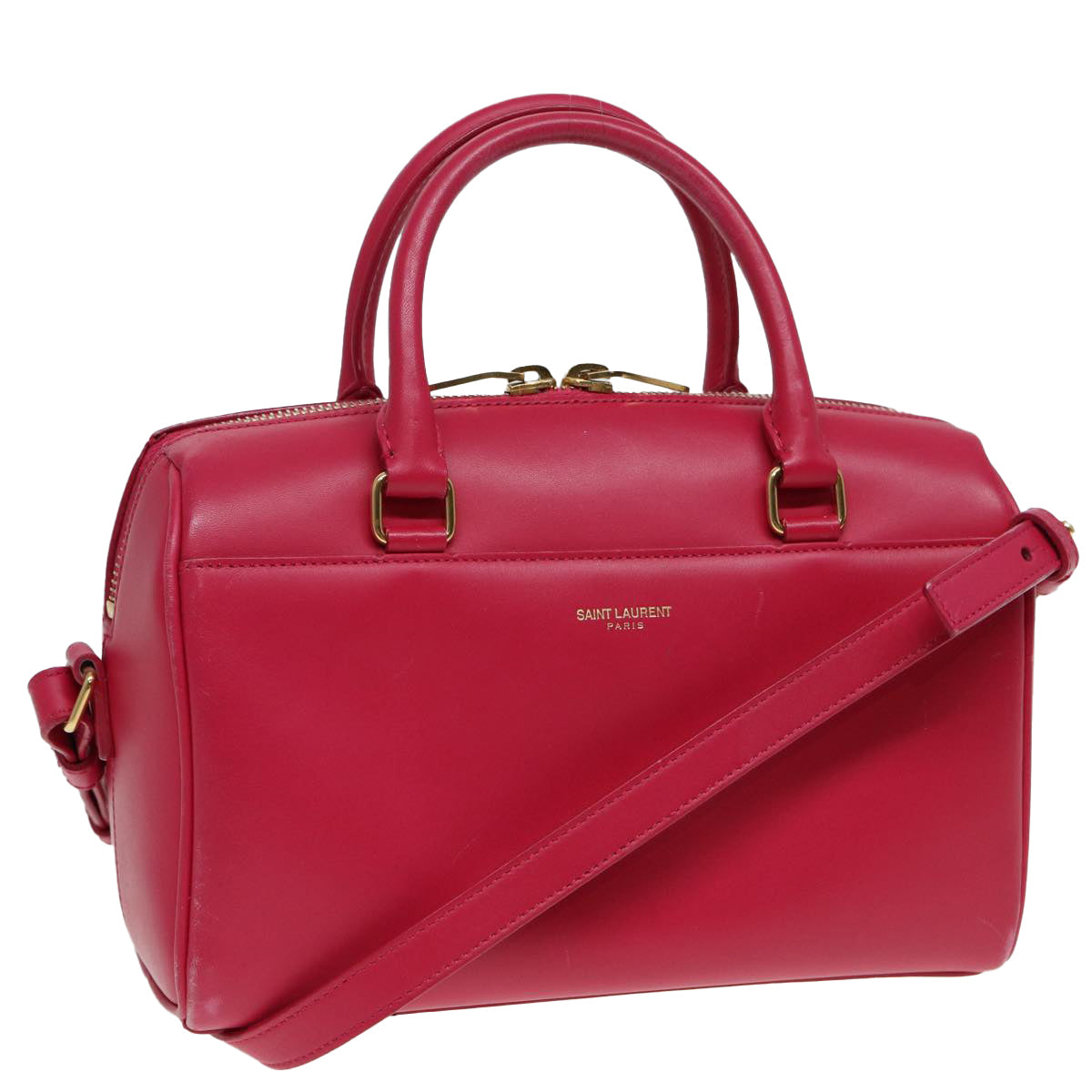 Yves Saint Laurent, Red, Leather, handbag