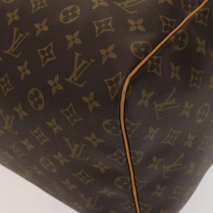 Louis Vuitton Keepall 55, Brown, Canvas, travel