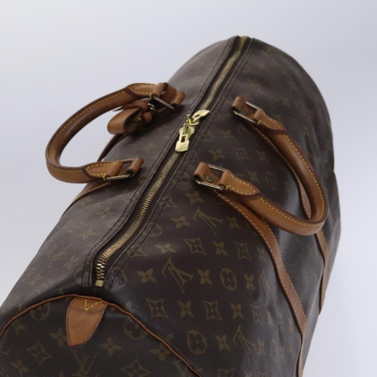 Louis Vuitton Keepall 50, Brown, Canvas, travel