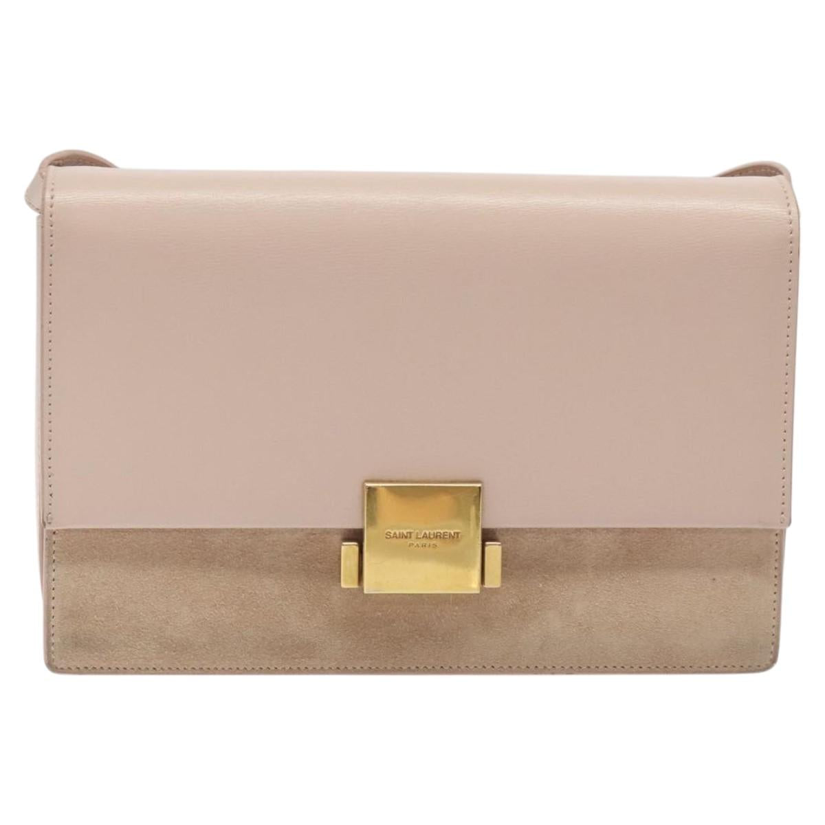 Yves Saint Laurent, Pink, Leather, shoulder