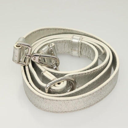 Dior Diorever, Silver, Leather, handbag