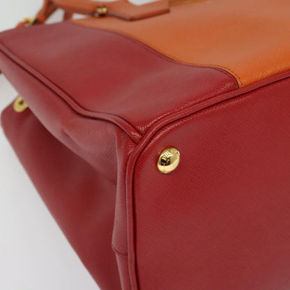 Prada Galleria, Orange, Leather, handbag