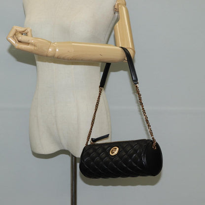 Versace Medusa, Black, Leather, shoulder