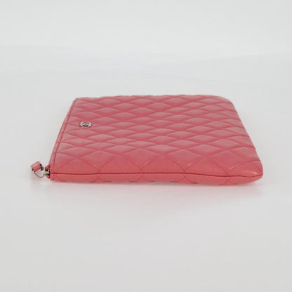 Chanel, Pink, Leather, clutch