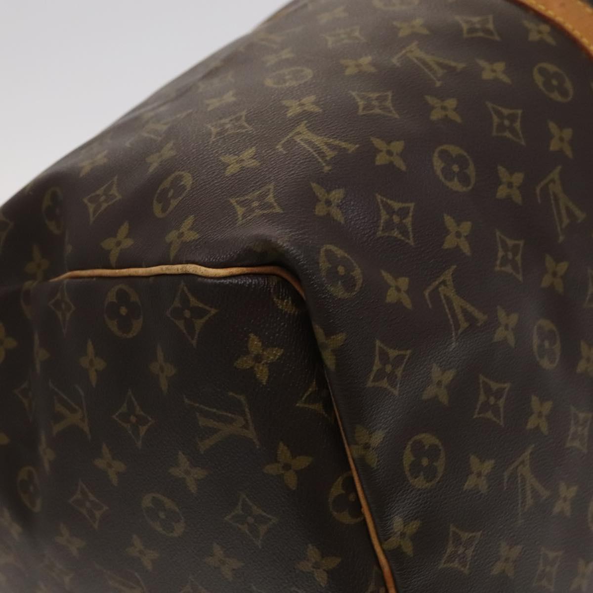 Louis Vuitton Keepall 60, Brown, Canvas, travel