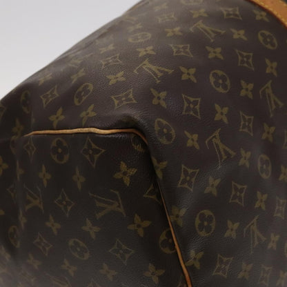 Louis Vuitton Keepall 60, Brown, Canvas, travel