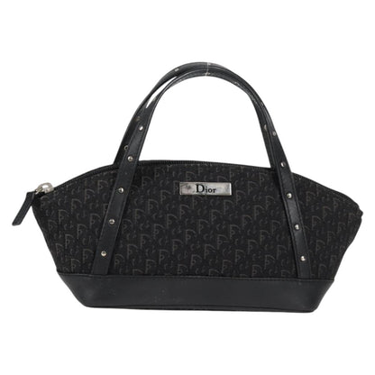 Dior Diorissimo, Black, "CANVAS, LEATHER", handbag