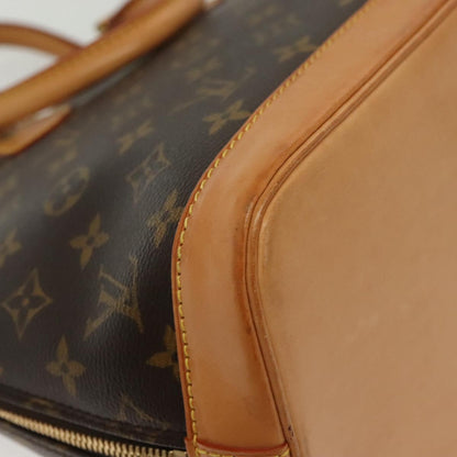 Louis Vuitton Alma, Brown, Canvas, handbag