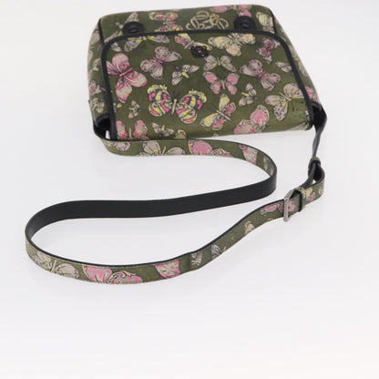 Loewe Messenger Printed Leather, Green, Leather, Handbag