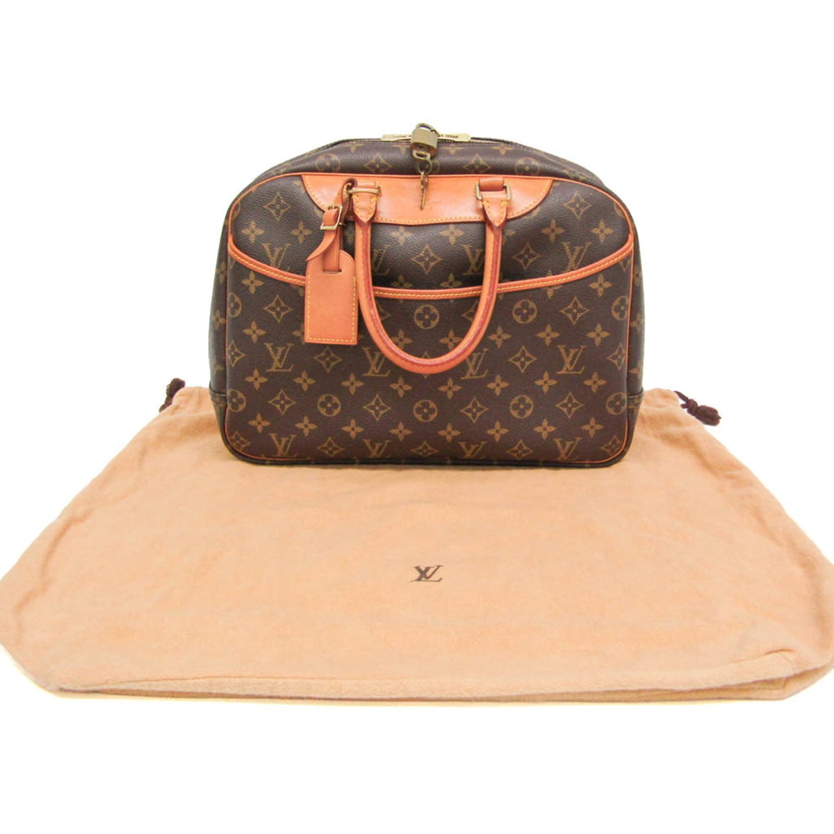 Louis Vuitton Trouville Monogram Canvas, Brown, Canvas, Handbag