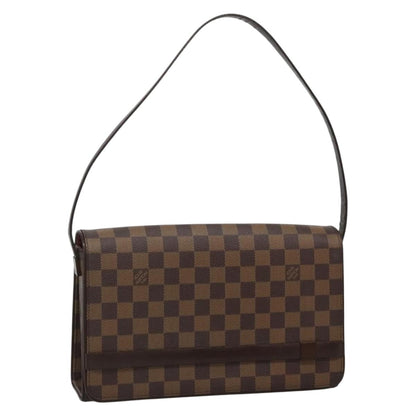 Louis Vuitton Tribeca, Brown, Canvas, shoulder