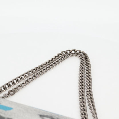 Prada Vitello, Silver, Leather, shoulder