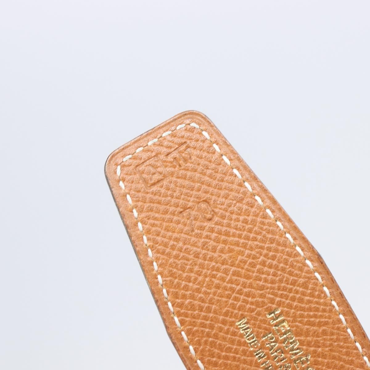 Hermes Constance Reversible Belt Leather, Blue, Leather, Belt