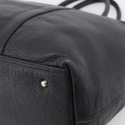 Burberry Black Label Leather, Black, Leather, Tote Bag
