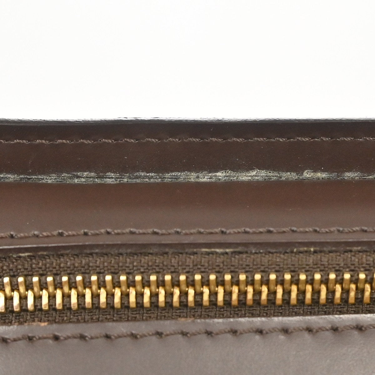 Louis Vuitton Pochette Saint Louis Damier, Brown, Canvas, Clutch