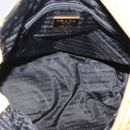 Prada Re-Edition 1995 Chain Quilted Re-Nylon, Yellow, Nylon, Tote Bag