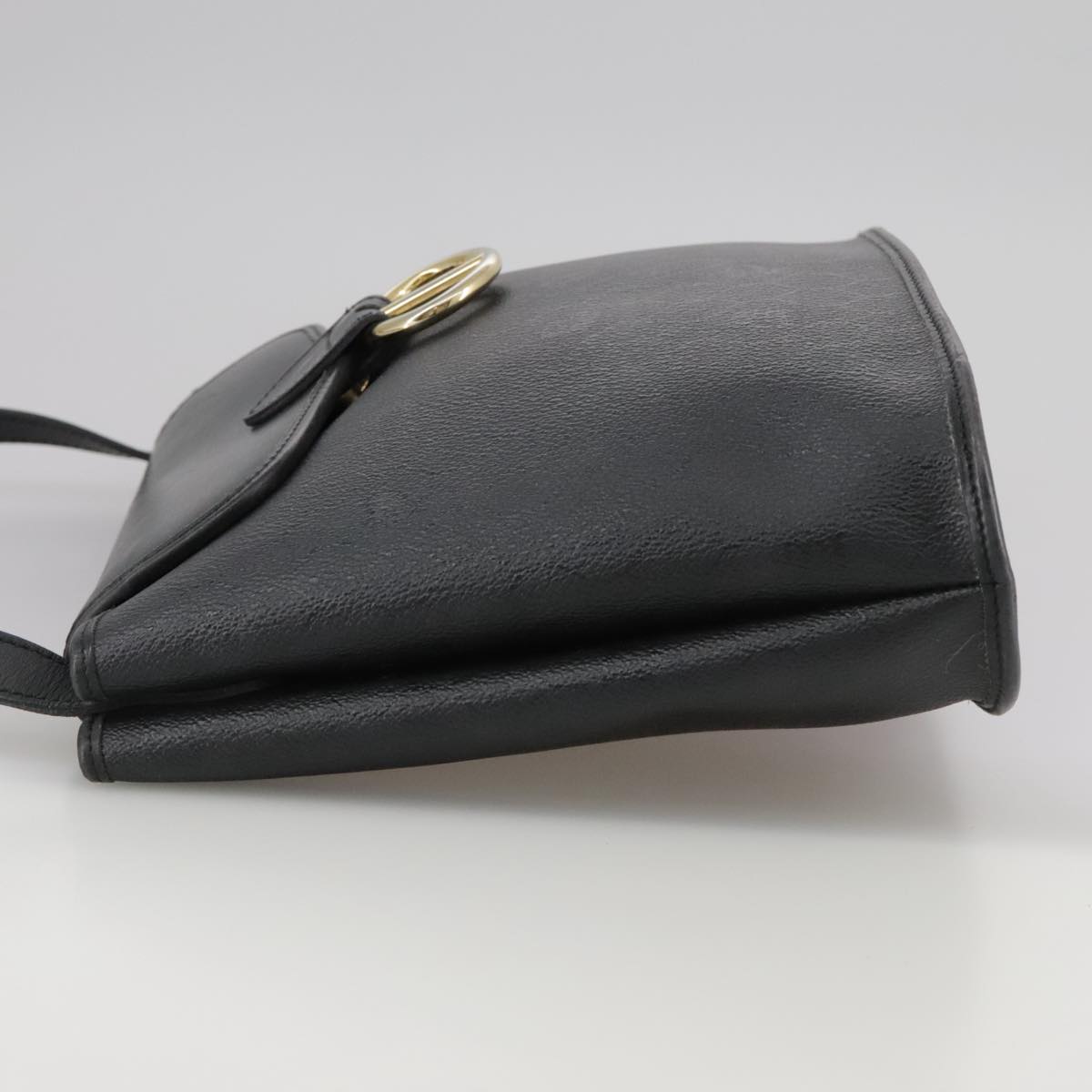 Dior Honeycomb, Black, Leather, shoulder
