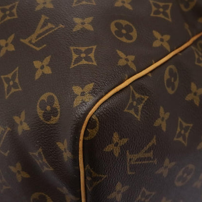 Louis Vuitton Keepall 60, Brown, Canvas, travel