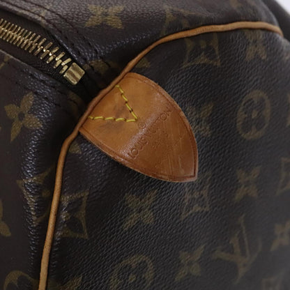 Louis Vuitton Keepall 55, Brown, Canvas, travel