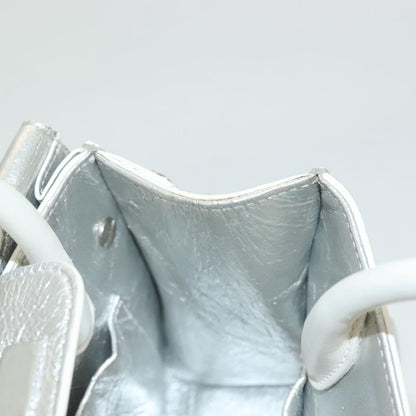 Dior Diorever, Silver, Leather, handbag